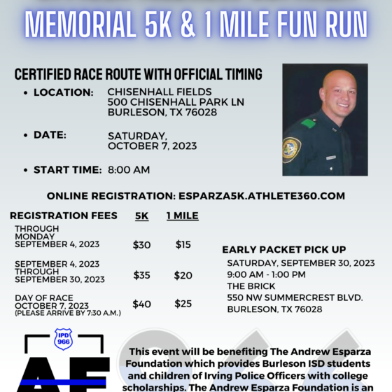 5K/1 Mile October 7, 2023